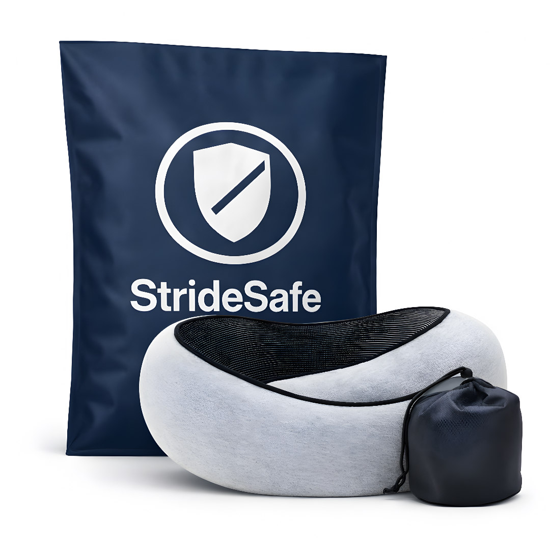 StrideSafe™ Neck Pillow – Sleep safely and comfortably!