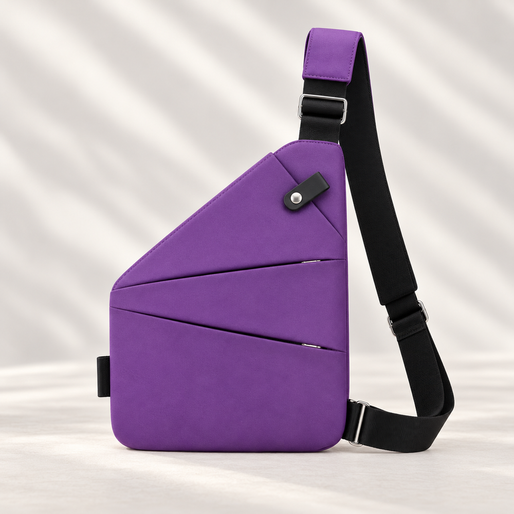 StrideSafe™ – theft-resistant shoulder bag