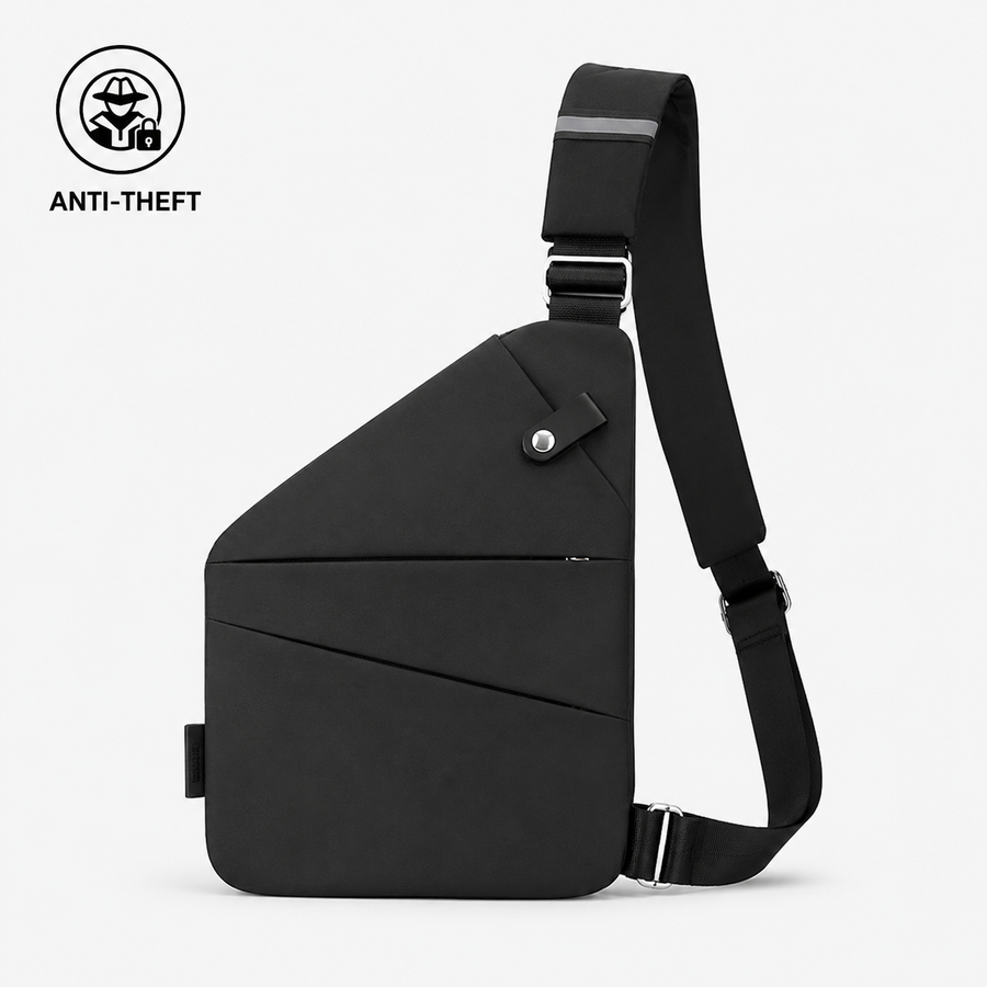 StrideSafe™ – theft-resistant shoulder bag