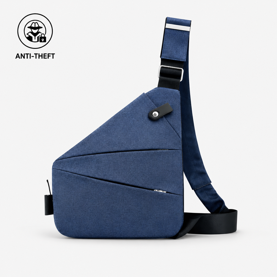 StrideSafe™ – theft-resistant shoulder bag