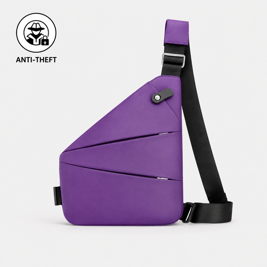 StrideSafe™ – theft-resistant shoulder bag