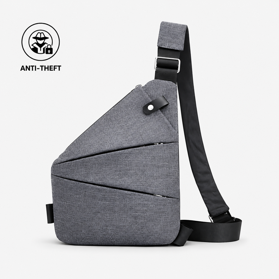StrideSafe™ – theft-resistant shoulder bag