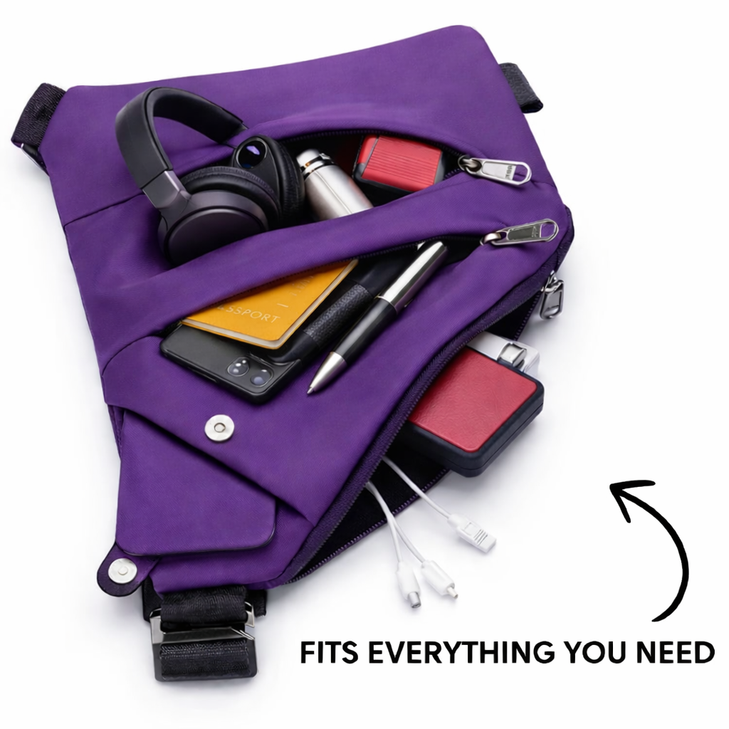 StrideSafe™ Anti-Theft Sling Bag