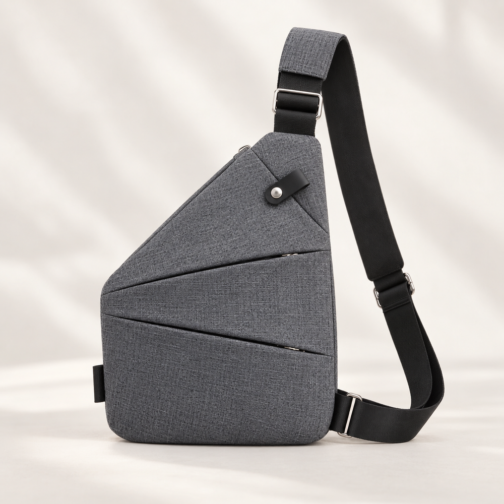 StrideSafe™ – theft-resistant shoulder bag
